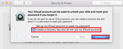 Create a recovery key